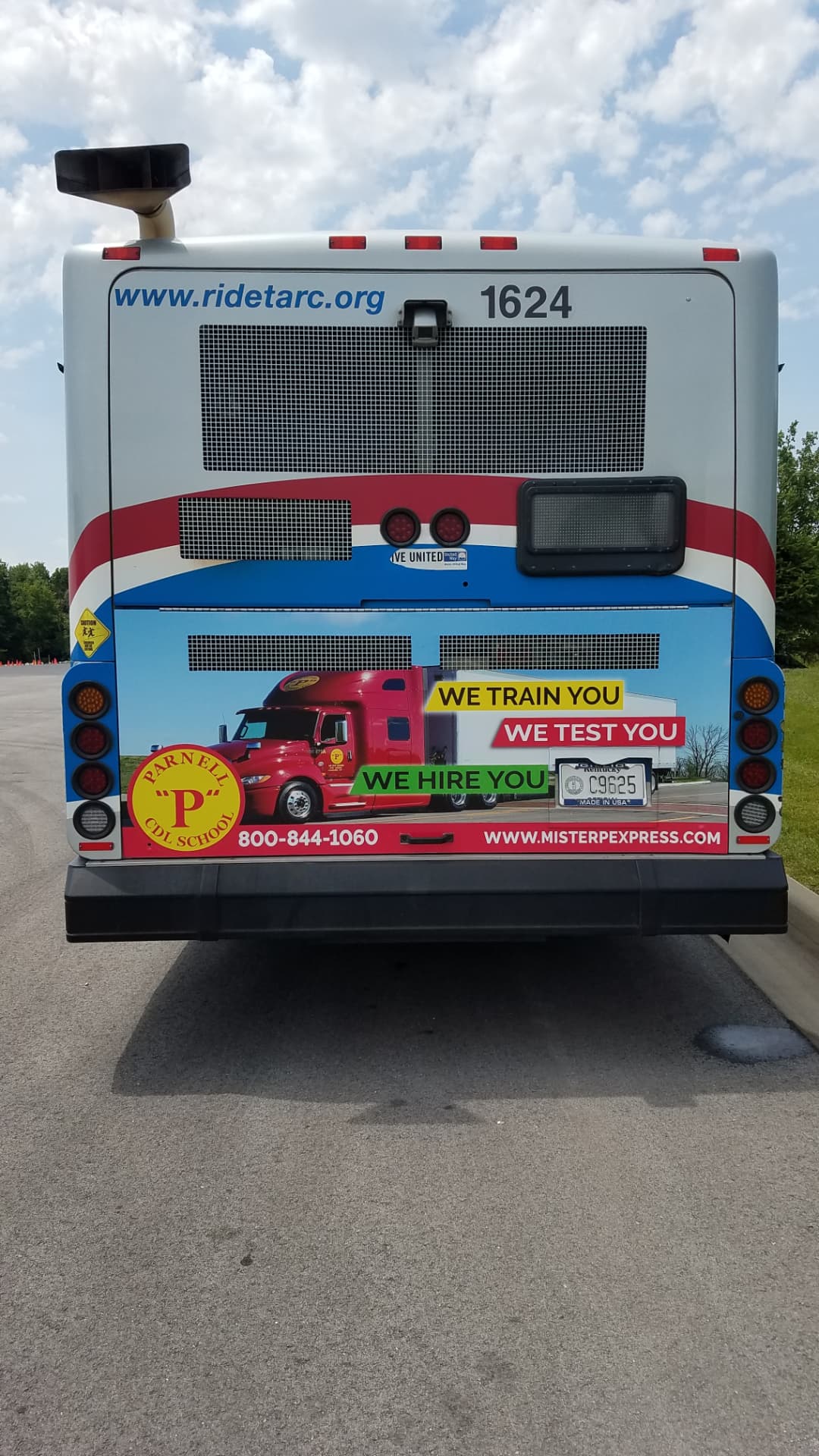 TARC bus wrap advertising campaign